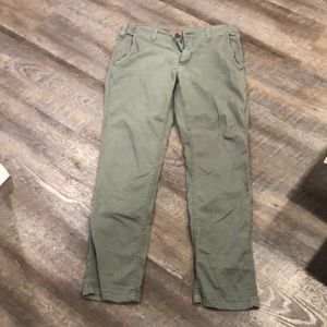 Men’s red camel olive green pants 32x32